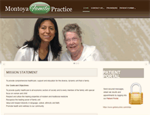 Tablet Screenshot of montoyafamilyclinic.com